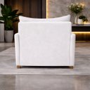 Ver imagem 4 de Poltrona Cama Mônica Suede Decorativa Confortável Moderna Sala Quarto Recepção