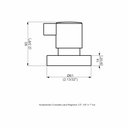 Ver imagem 2 de Acabamento Registro Base Fabrimar 1/2 e 3/4 e 1 (pequeno) - Ice Perflex