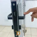 Ver imagem 3 de Porta Palheta sem Ventilação Alumínio  210cm x 80cm Direita Linha 25