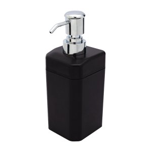Dispenser Porta Sabonete Líquido 300ml Com Fixação Parede:Preto