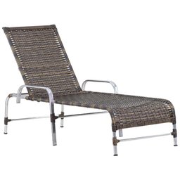 Kit 4 Cadeiras e Mesa Tampo 2 Espreguiçadeiras Piscina Argila - 3