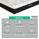 Ver imagem 2 de Colchão King Mola Ensacada D33 Euro Pillow Vtech