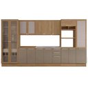 Ver imagem 6 de Kit Cozinha Modulada 8 Peças Botanic 2 Aéreos + 2 Balcões+3paneleiros + 1 Complemento sem Pia
