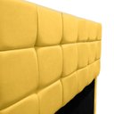 Ver imagem 7 de Cabeceira Cama Box Estofada King 195 Cm Costa Rica Suede:amarelo