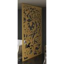 Ver imagem 2 de Painel Vazado Divisória Mdf Waimea Crú - 1,20x2,40m