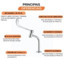 Ver imagem 4 de Torneira para Banheiro Global Medic Meber Metais Cromado