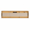 Ver imagem 2 de Rack para TV até 84 Polegadas Suspenso com LED 220cm Madison Yescasa Bege