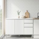 Ver imagem 1 de Balcão de Cozinha 119cm 3 Pts 2 Gav Nina Branco