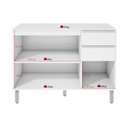 Ver imagem 4 de Balcão de Cozinha 119cm 3 Pts 2 Gav Nina Branco