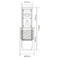 Ver imagem 2 de Torre de Tomada com Usb + Tipo C Subida Automática 20a