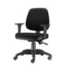 Cadeira Job com Bracos Assento Courino Preto Base Nylon Arcada - 54583 - 1