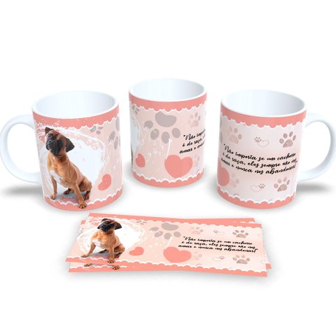 Caneca Amo Meu Pet – Estampa Exclusiva de Cães com Frases