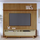 Ver imagem 6 de Painel e Bancada Tv 75 Pol 245x238 Cm Luna Cumaru Opala Madetec