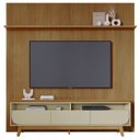 Ver imagem 1 de Painel e Bancada Tv 75 Pol 245x238 Cm Luna Cumaru Opala Madetec