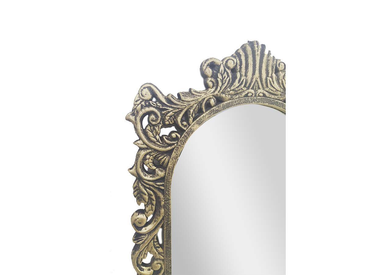 Espelho Quadrado Moldura Mdf Rustico 59x38cm 5878 Bekasa - 2