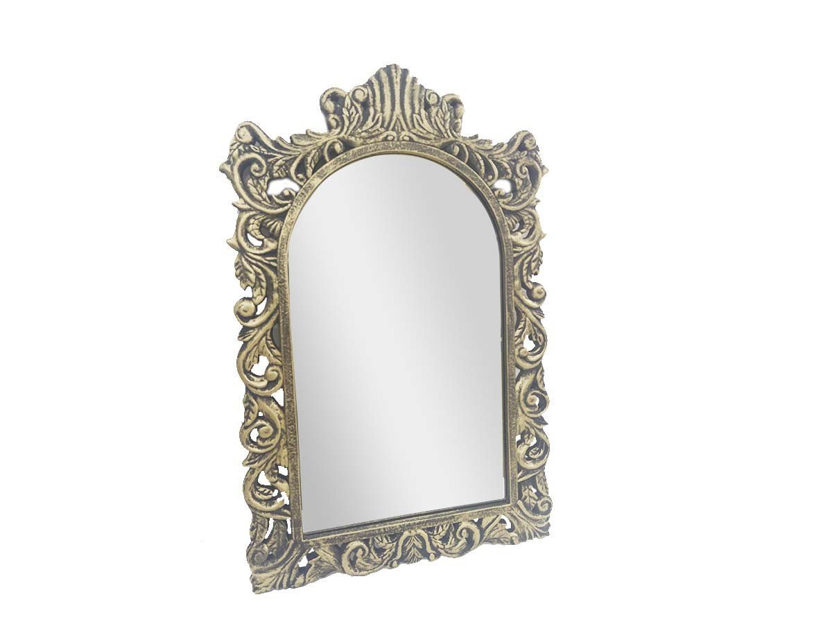 Espelho Quadrado Moldura Mdf Rustico 59x38cm 5878 Bekasa - 1