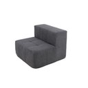 Ver imagem 2 de Sofá Modular Kappesberg Boucle Titanio 1 Lugar Fixo 84cm Titânio Kappesberg