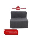 Ver imagem 4 de Sofá Modular Kappesberg Boucle Titanio 1 Lugar Fixo 84cm Titânio Kappesberg