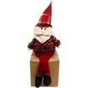 Ver imagem 1 de Decoração Boneco Natalino Papai Noel com Pernas Moles 60cm