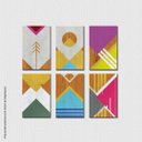 Ver imagem 1 de Grafismos - Quadro ou Placa Decorativa com 6 Peças É Decoração Quadros e Placas Decorativas 6mm - Pl