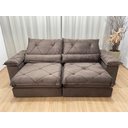 Ver mais imagens de Sofá Retrátil Reclinável 2,30 M Marrom 500 Isa