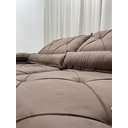 Ver imagem 7 de Sofá Retrátil Reclinável 2,30 M Marrom 500 Isa