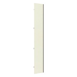 Porta Closet para Roupeiro de Canto Reto com Puxador Perfil Champagne Luciane Móveis - 1