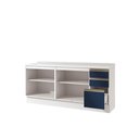 Ver imagem 4 de Balcões de Cozinha 100% Mdf 200cm Branco/azul Profundo Celeste Kappesberg