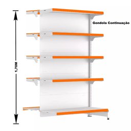 Gondola Centro 170 Fit Ate 9 Metros 1 Ponta Branco 95b Pe Laranja - 3