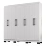 Guarda Roupas Casal 8 Portas 4 Gavetas 2,15m Mayara New Branco Araplac - 1