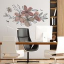 Ver imagem 1 de Adesivo de Parede Folhas Contemporâneo 10-Gigante 85x175cm