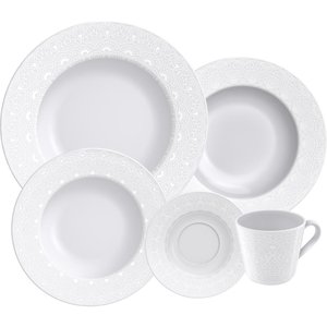 Aparelho de Jantar Tramontina Porcelana Alicia 20 Pç