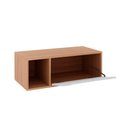 Ver imagem 3 de Bancada de Banheiro Suspenso Bn3644 S/ Cuba C/ 1 Porta 80cm Branco - Tecno Mobili