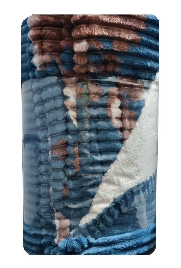 Cobertor Casal Dyuri Com Sherpa Alfazem 1,80x2,20m - 6