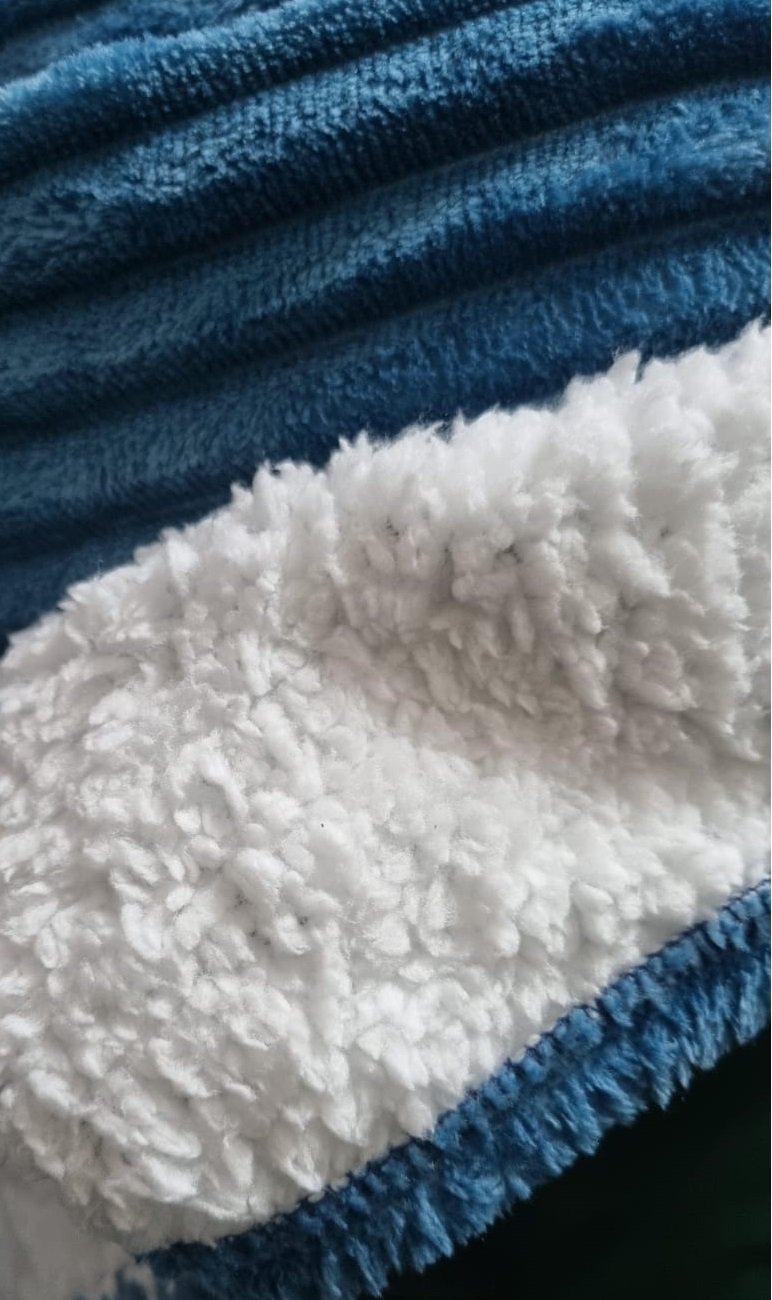 Cobertor Casal Dyuri Com Sherpa Alfazem 1,80x2,20m - 8