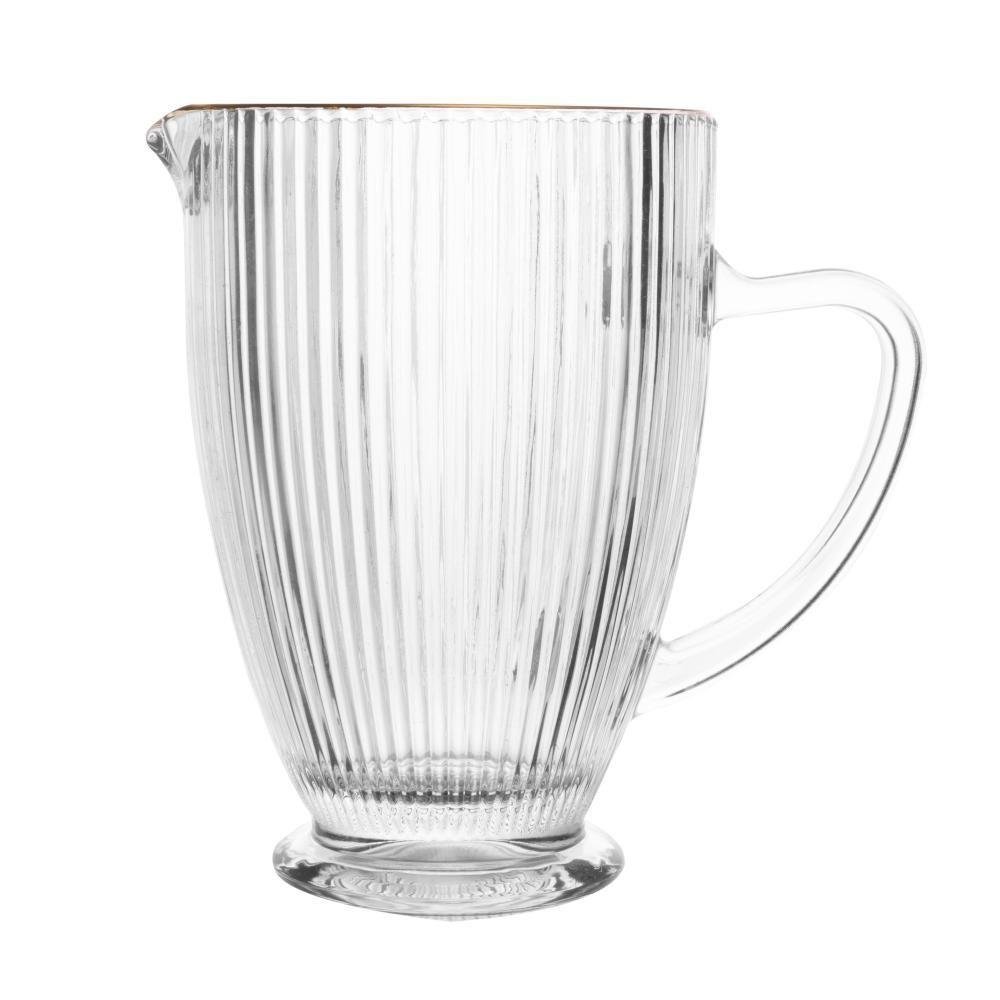 Jarra de Vidro com Fio de Ouro Lines 1,3l - Wolff - 2
