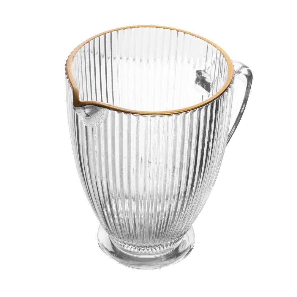 Jarra de Vidro com Fio de Ouro Lines 1,3l - Wolff - 3