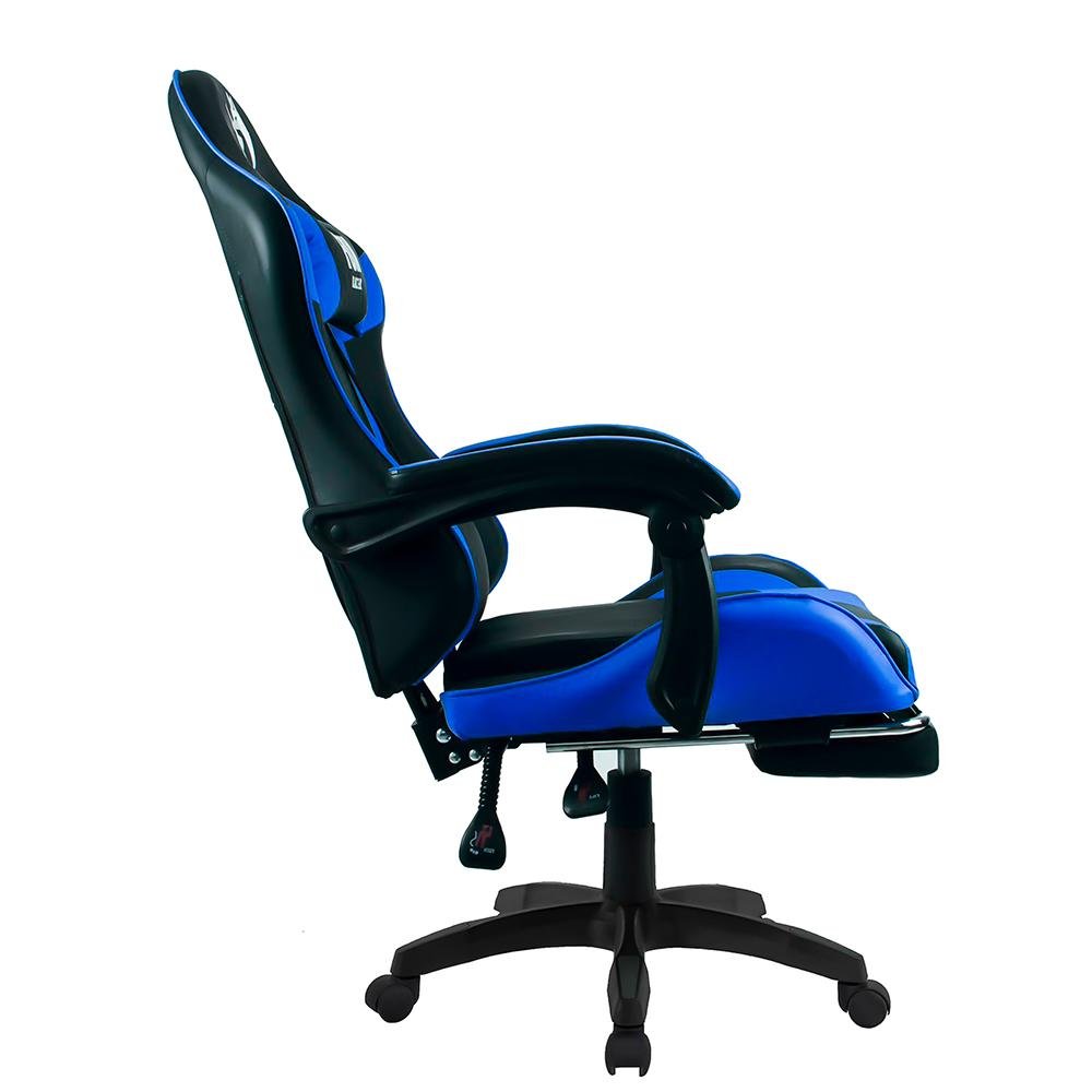 Cadeira Gamer Fox Racer Zerda Azul com Apoio de Pe - 2