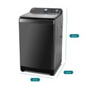 Ver imagem 2 de Máquina de Lavar 14 Kg Philco Preto Plr14b 12 Programas de Lavagem 220v