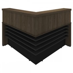 Mesa para Escritório Charuto/Preto - Artany Móveis - 4