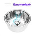 Ver imagem 4 de Antioxidante - Cuba Aço 304 Tam. 30x15 P/ Salas Médicas (redonda)