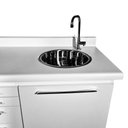 Ver imagem 6 de Antioxidante - Cuba Aço 304 Tam. 30x15 P/ Salas Médicas (redonda)