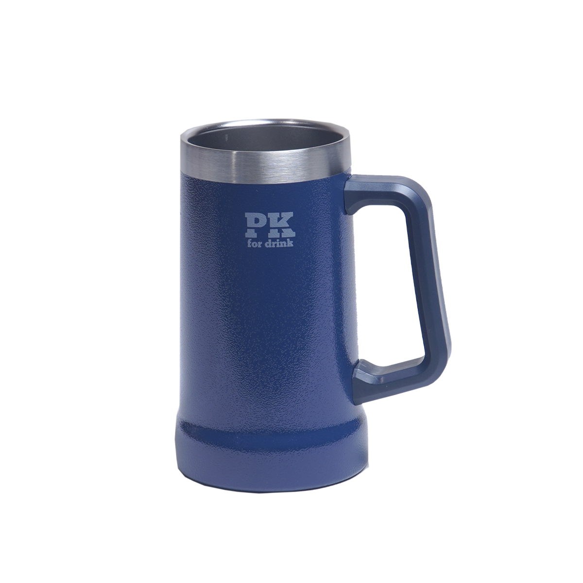 KIT 3 Canecas Térmicas Cerveja Gelada 709ml PK For Drink Azul - 3