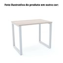 Ver imagem 3 de Mesa de Escritório Pé Tubular Pe25 em Mdp 90 X 45 Cm Preta com Base Preta