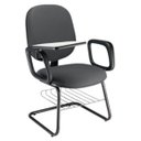 Ver imagem 1 de Cadeira Universitária com Prancheta para Escolas Linha Uno Marrom