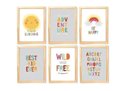 Ver imagem 1 de Kit Quadro Decorativo Infantil Quarto Criança Enxoval Delicado Bebê Menina