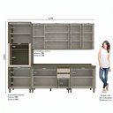 Ver imagem 4 de Cozinha Modulada Completa 05 Peças 100% MDF com Torre Quente Connect