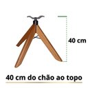 Ver imagem 3 de Base Giratória de Madeira Para Poltrona Decorativa