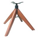 Ver imagem 1 de Base Giratória de Madeira Para Poltrona Decorativa