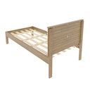Ver imagem 5 de Cama de Solteiro para Colchão 88 X 188cm Multimóveis Vcr35014 Amêndoa/branco